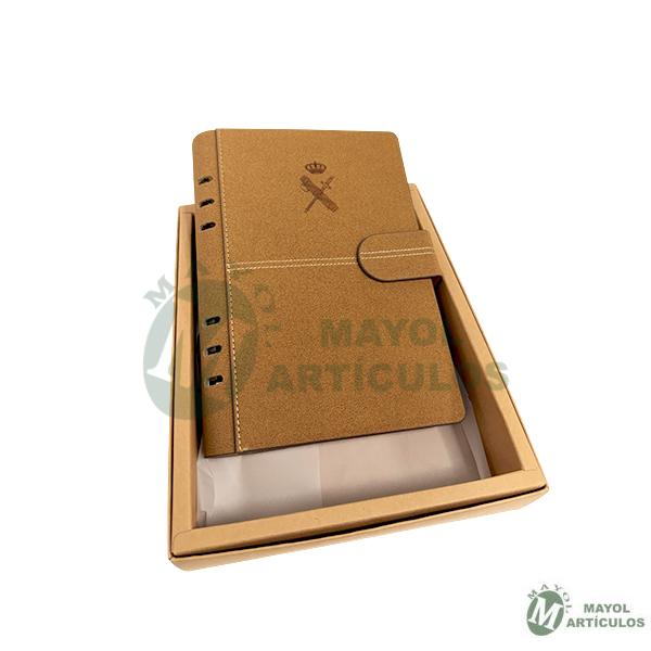 Agenda 2026 - Piel Marrón con Recambios Personalizable - Imagen 3