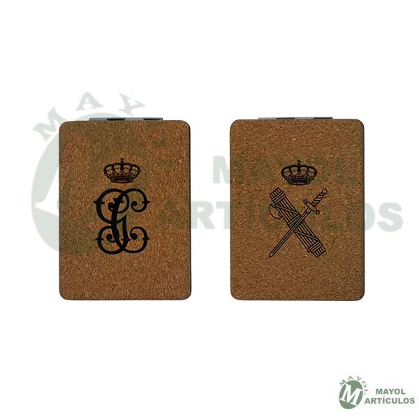 Espejo de mano grabado - Guardia Civil