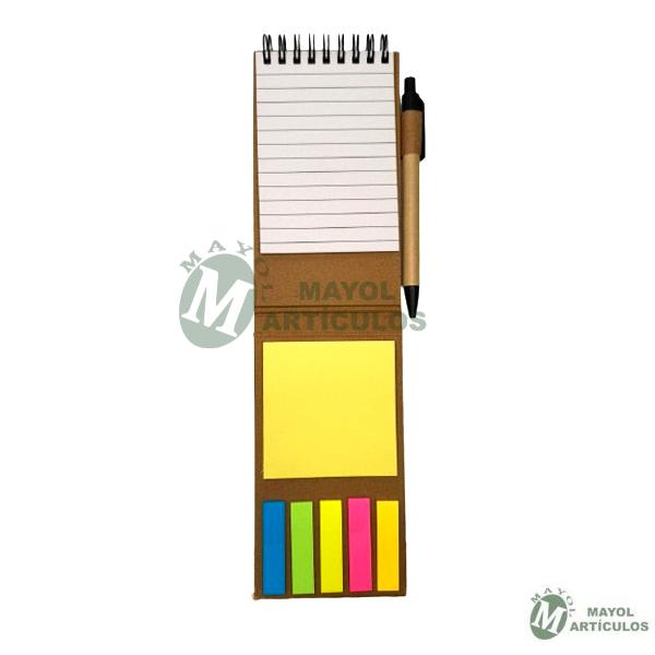 Libreta con Grabado y Set de Posits Adhesivos - Imagen 2