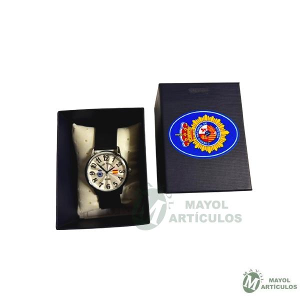 Reloj Policía Nacional con Fondo Blanco - Imagen 2