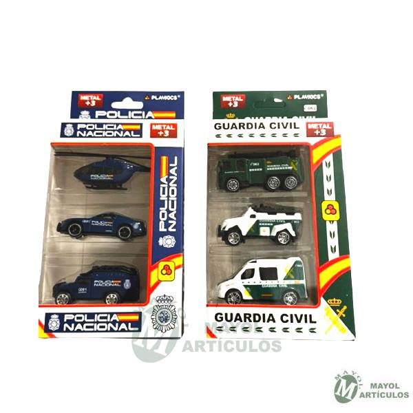 Pack 3 Piezas Vehículos de Juguete