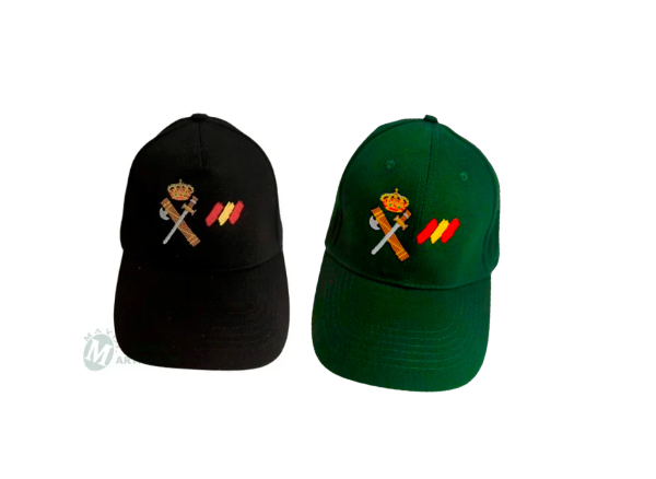 Gorra Emblema y España - Verde / Negra