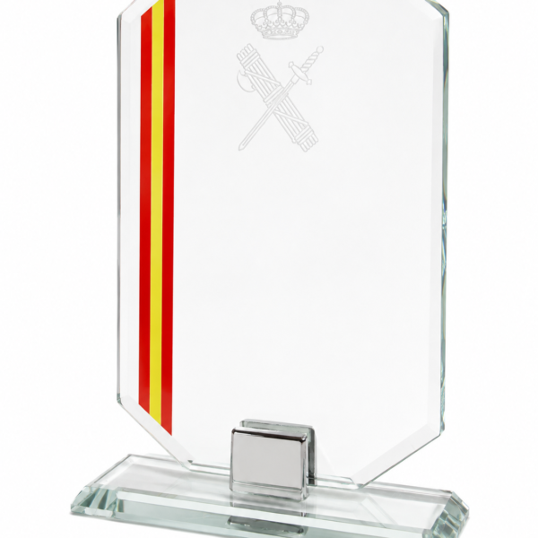 Cristal Base Metal Bandera